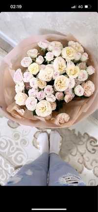 Цветы букет роз