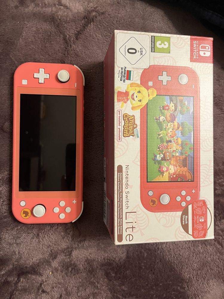 Nintendo Switch Lite Animal Crossing Edition