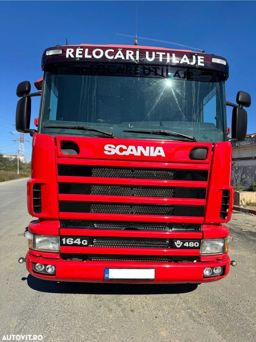 Camion cu Macara si Platforma SCANIA R480