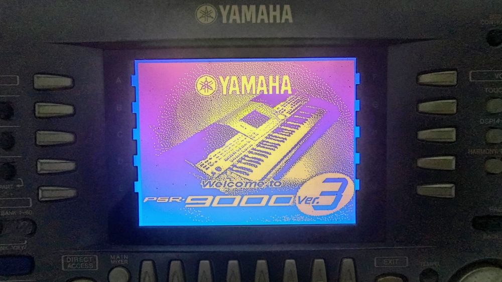 Orga Yamaha psr 9000 v3 cu sdcard și emulator disketa
