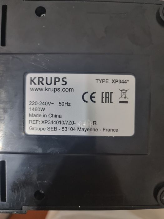 Expresor  Krups XP3440 Functional fara portafiltru