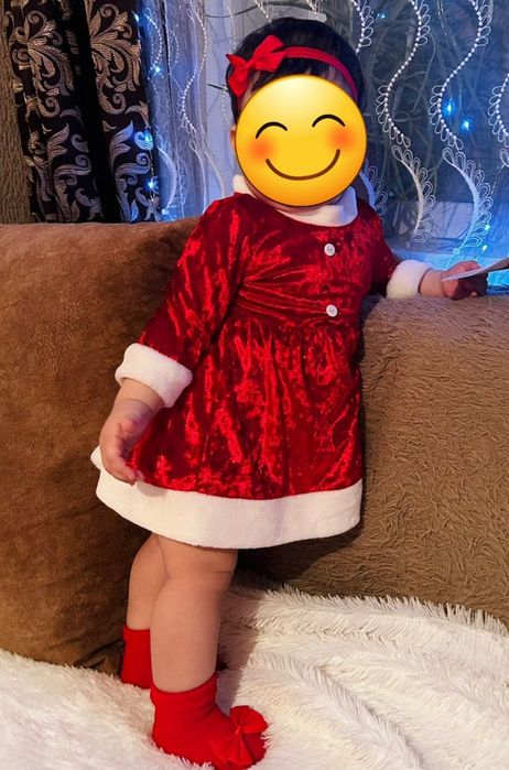 Новогоднее платье на малышку