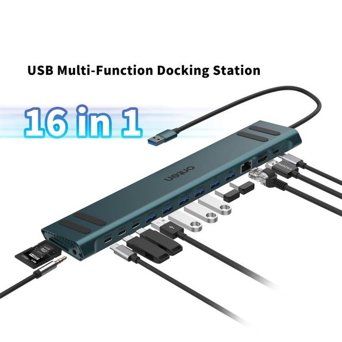 Док-станция USB Onten OTN-9299 16 в 1