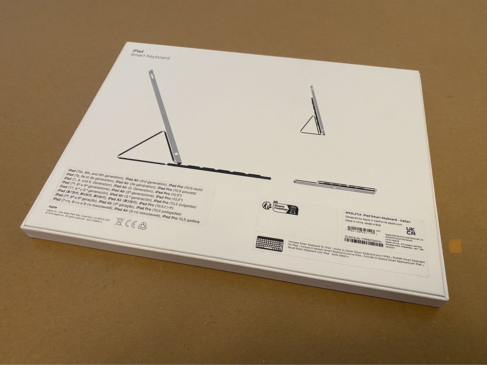 Smart Keyboard iPad 7 8 9 Air 3 Pro SIGILAT ! Husa + Tastatura Apple