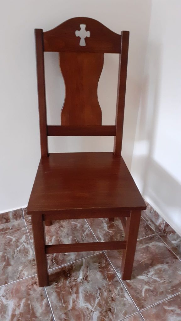 Scaun bisericesc lemn masiv scaun pentru biserica
