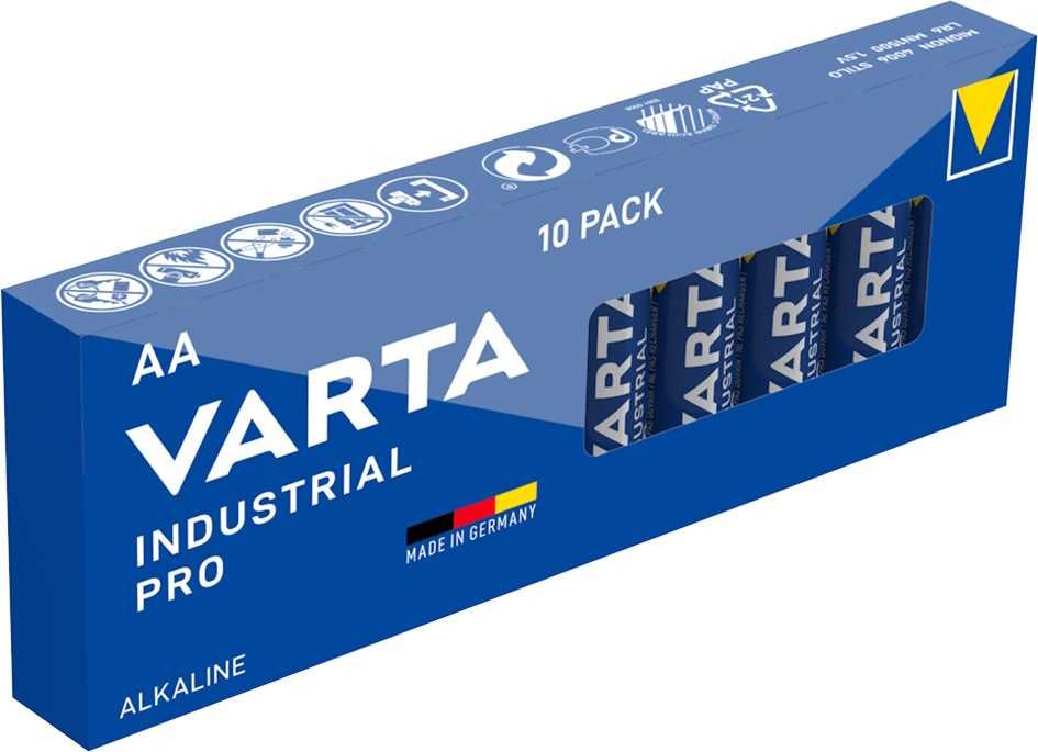 Батарейки Varta (Германия) INDUSTRIAL PRO AA 10 шт