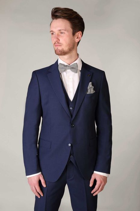 Sacou blazer slim 48 M premium Club Of Gents NOU lana super 130's navy