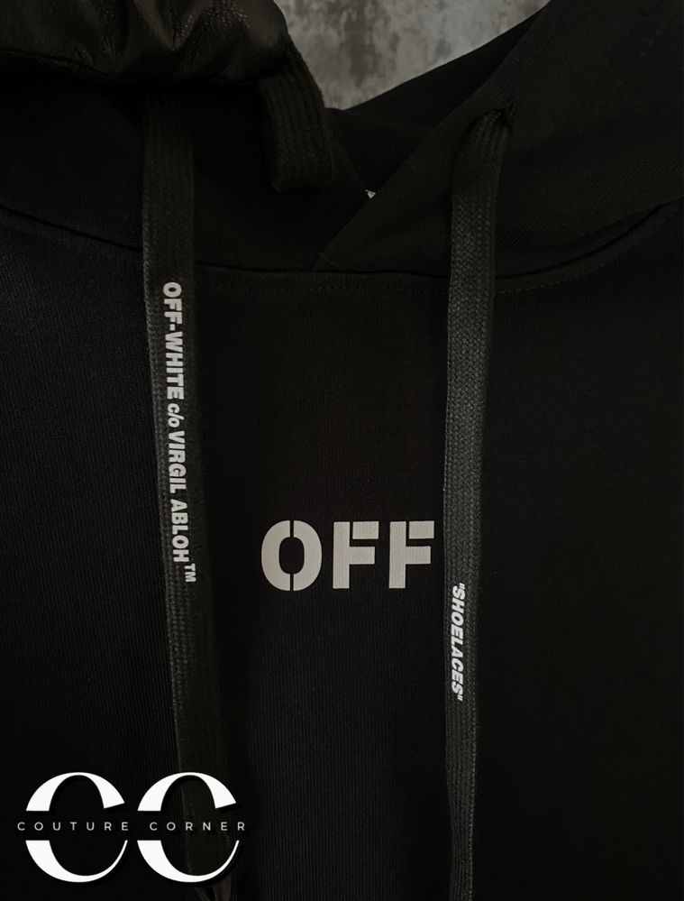 Hoodie OFF-White • Calitate TOP • Moon Arrow Skate • Cod QR
