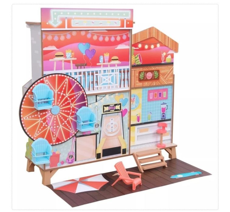 Casuta Distractiva de la Plaje - Fun Beach House cu Roata Ferris Wheel