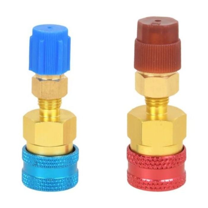 Set de cuple rapide cu adaptor pentru aer conditionat R1234YF la R134A