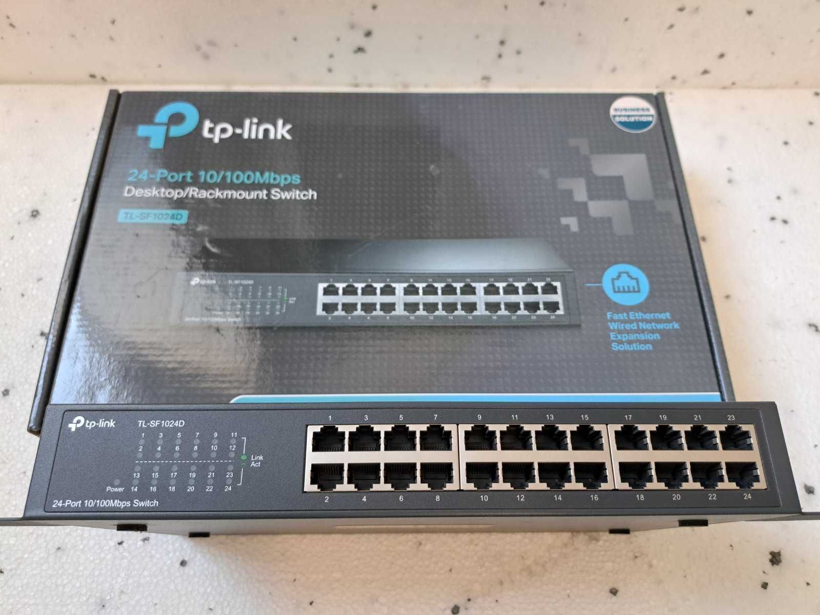 Суич/ Switch TP-Link TL-SF1024D, 100Mbps, 24-port
