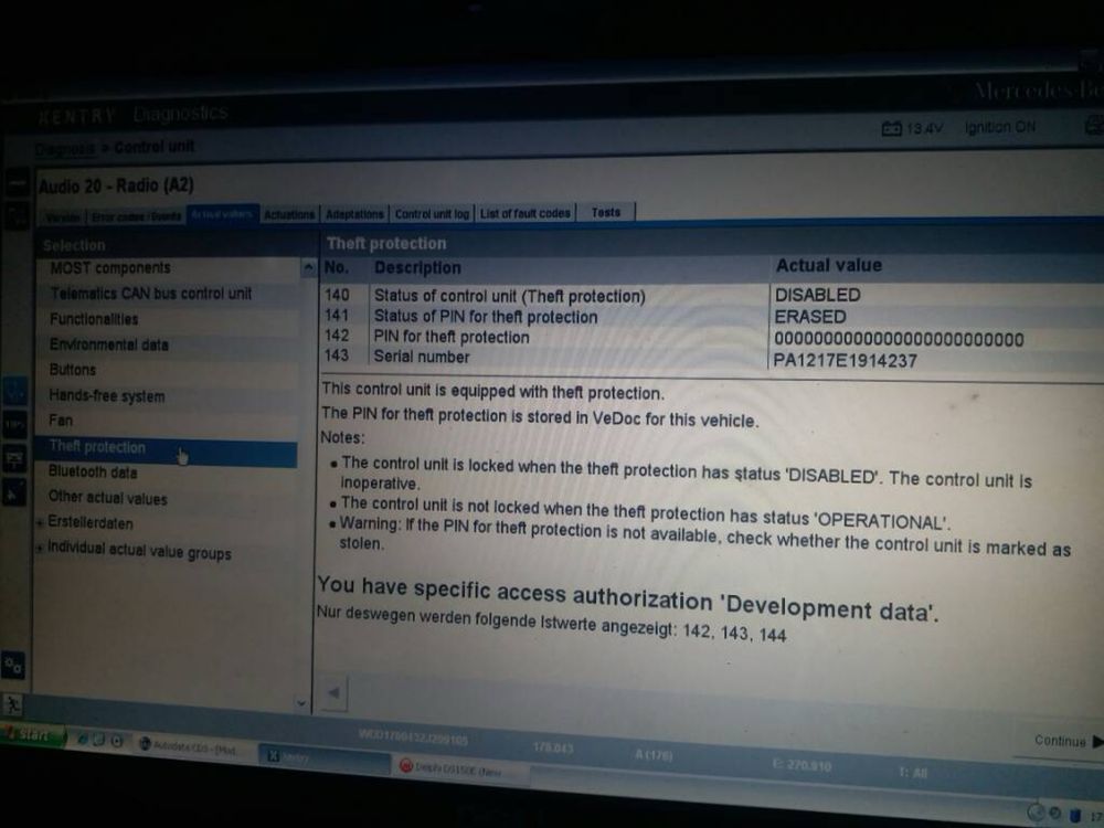 ‼️Antitheft Code Mercedes Benz NTG2.5 etc