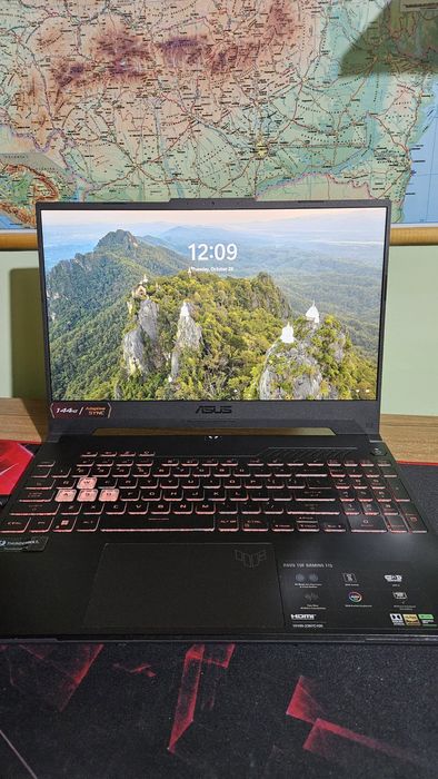Laptop Gaming ASUS TUF F15 + Garantie (i5-12500H, RTX 3050, 16GB RAM]