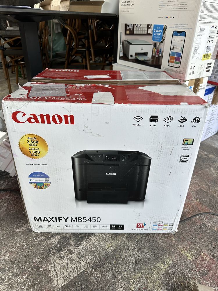 Imprimantă Canon MAXIFY MB5450 Impecabilă Wireless All-in-One Fără Tuș