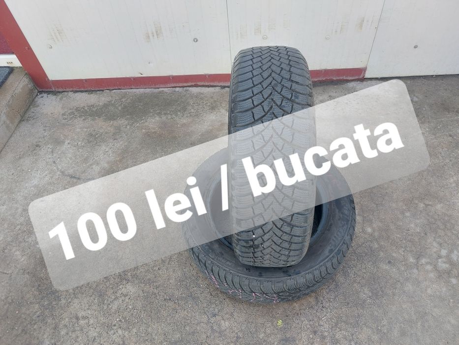 100 lei bucata! Doua anvelope M+S/IARNA 185 60 15 Bridgestone