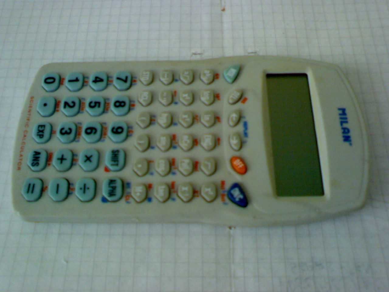 Calculator stiintific Milan calculatoare sharp aurora