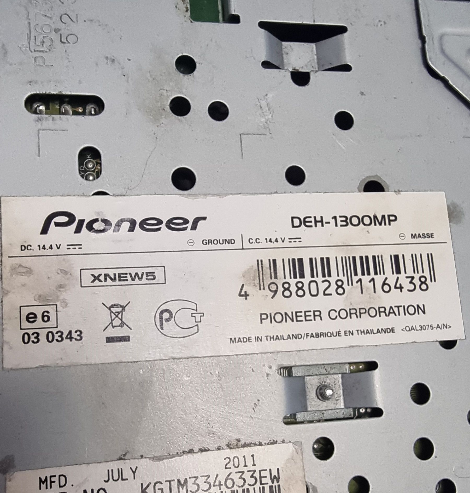 Pioneer Deh-1300MP