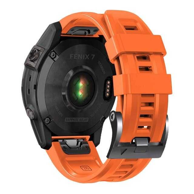 Силиконови каишки за Garmin Fenix 7 X, 7X Sapphire Solar, Hi Quality