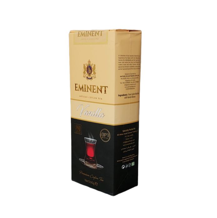 Чай черный с вкусом ванили Eminent Luxury Цейлон Крупнолистовой