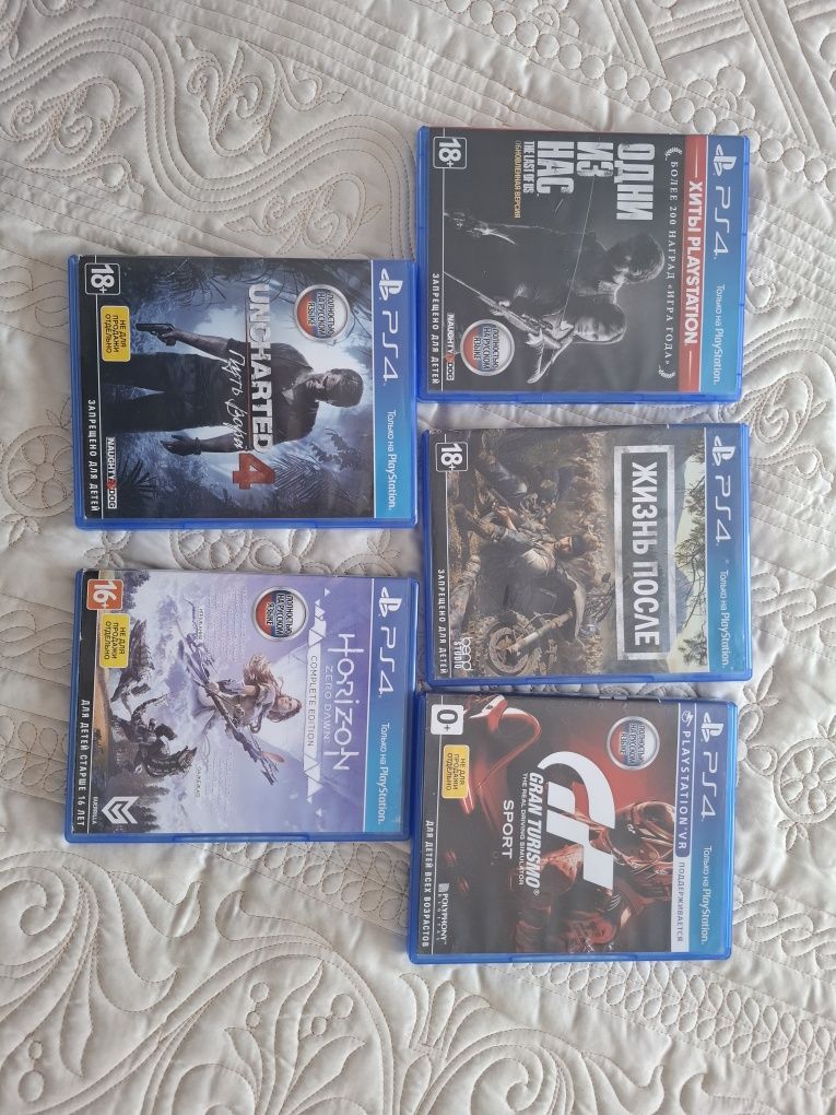 Диски на ps4,все работает