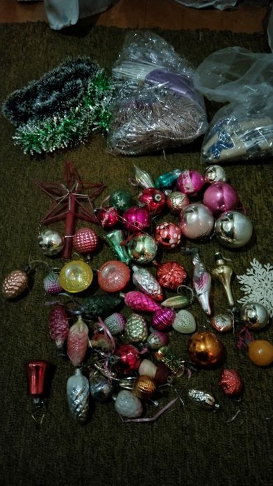 Ёлочные игрушки советские