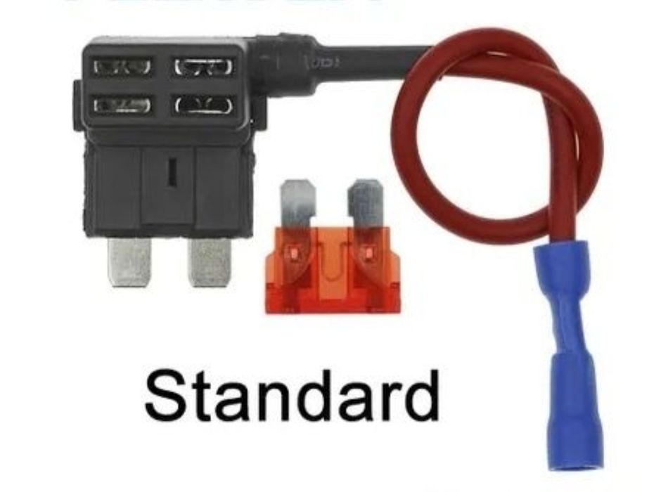 Conector rapid pentru doua sigurante plate mici 30+20A 12/24V