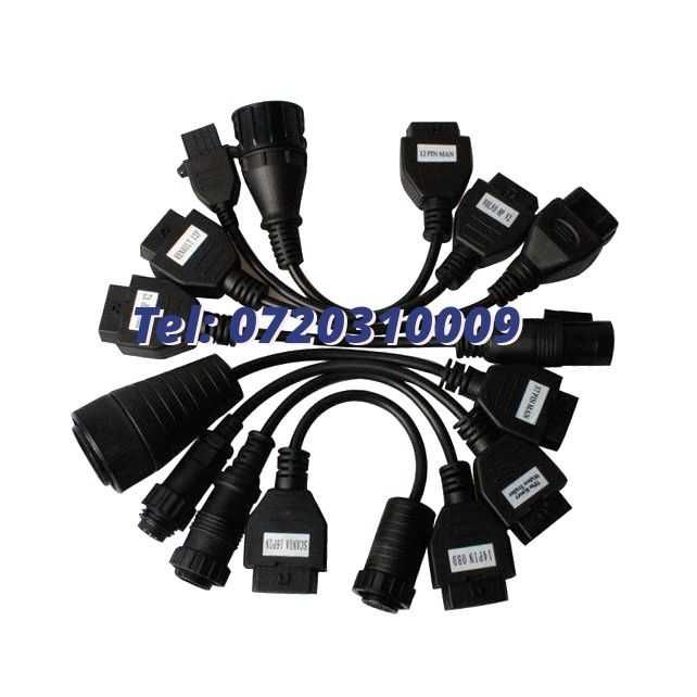Kit Set 8 Cabluri Adaptoare Obd2 Autocom Delphi Camion