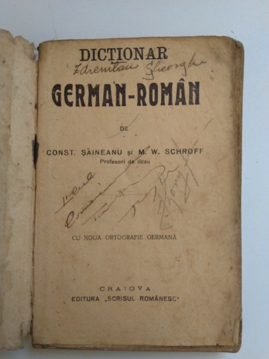 Dicționare de colecție Germana - Romana și Engleza