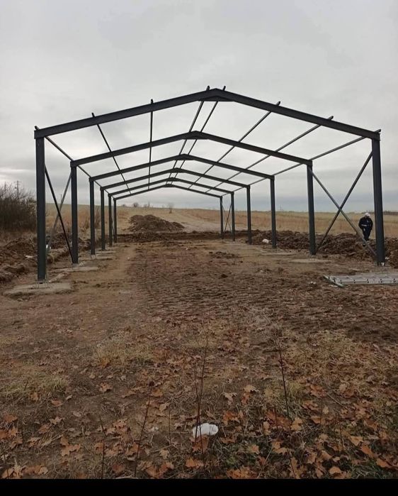Hala pe structura metalica orice lățime și lungime