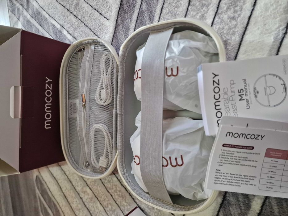 Momcozy/Двойна електрическа  помпа за кърма Momcozy M5 Hands-Free