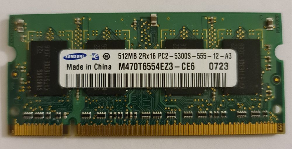 Продам модуль памяти для ноутбука 512МБ DDR2-800