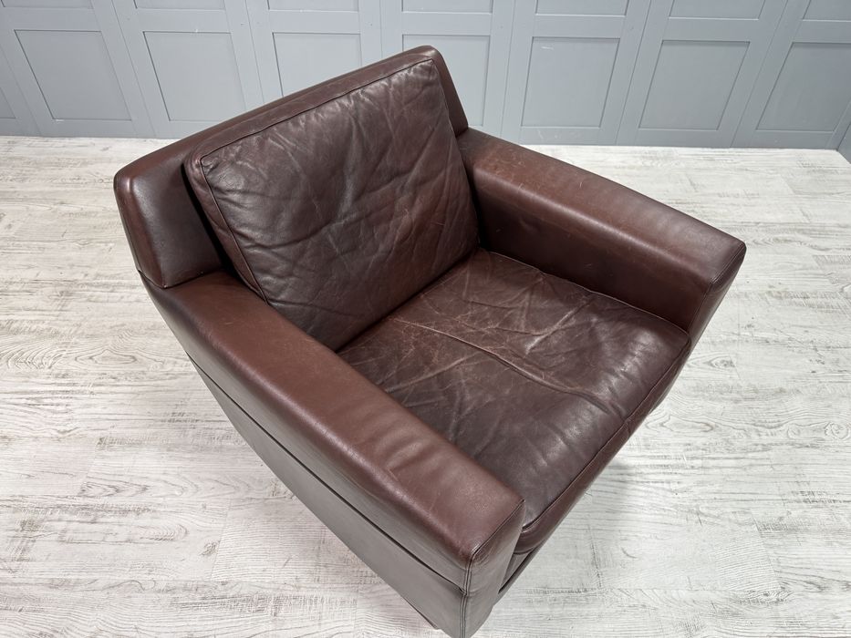 Винтидж, кожен фотьойл на Georg Thams от 60-те Д1053