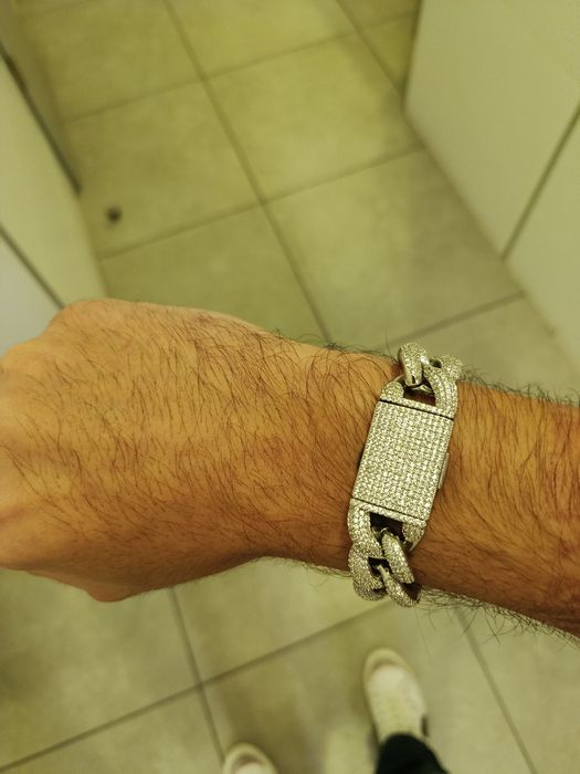 Bratara cuban diamante