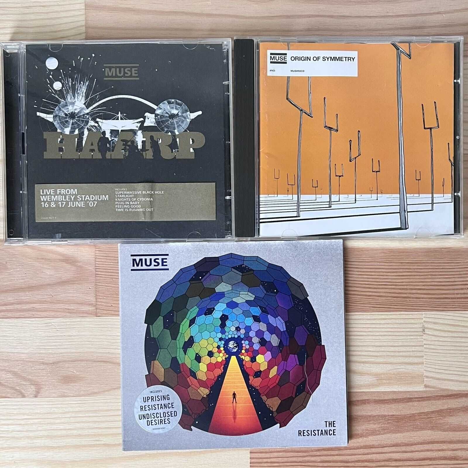 Muse - 4 Studio CD Albums, Live Album & Single