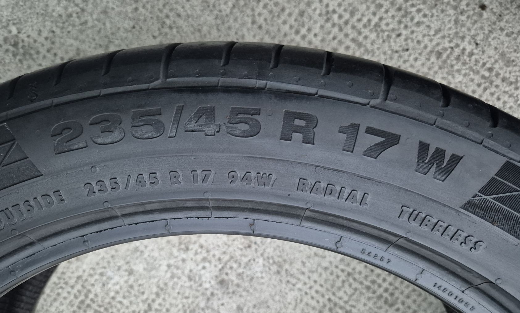 Set 2buc 235/45 R17 94W Continental ContiSportContact⁵ Conti Seal vară