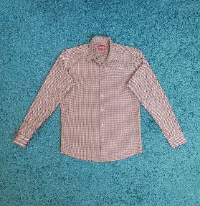 Camasa Hugo Boss - Checkered Burgundy