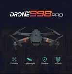 Сгъваем DRON 998 Pro с 2 камери, WIFI и приложение HD