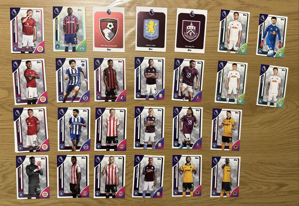 Футболни карти Topps Premier league 25/26