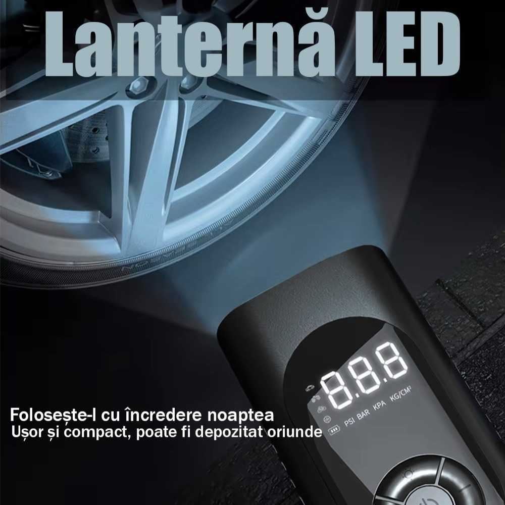 SET Compresor Auto Portabil + Kit Profesional vulcanizare + Manusi