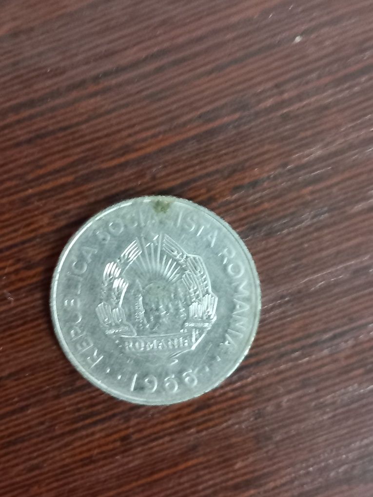 Moneda 1 leu anul 1966