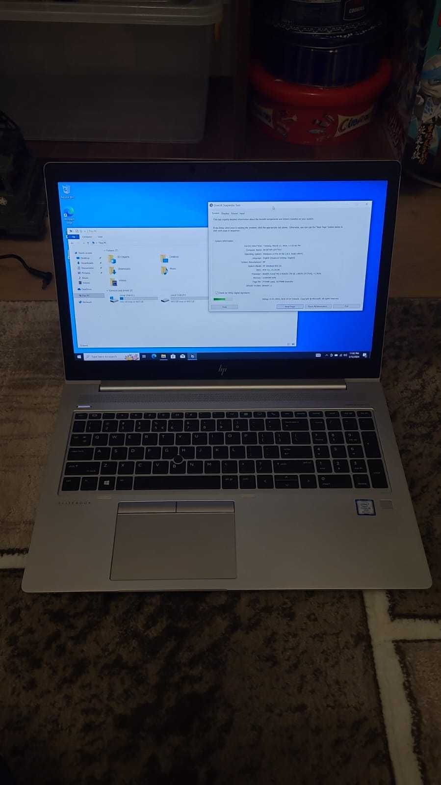 Laptop HP Elitebook 850 G6  cu i5-8365U , 16 gb si ssd 1 tb nvme