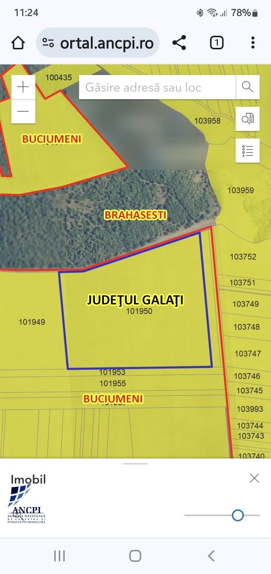 Teren arabil 5 ha suprafață compactă