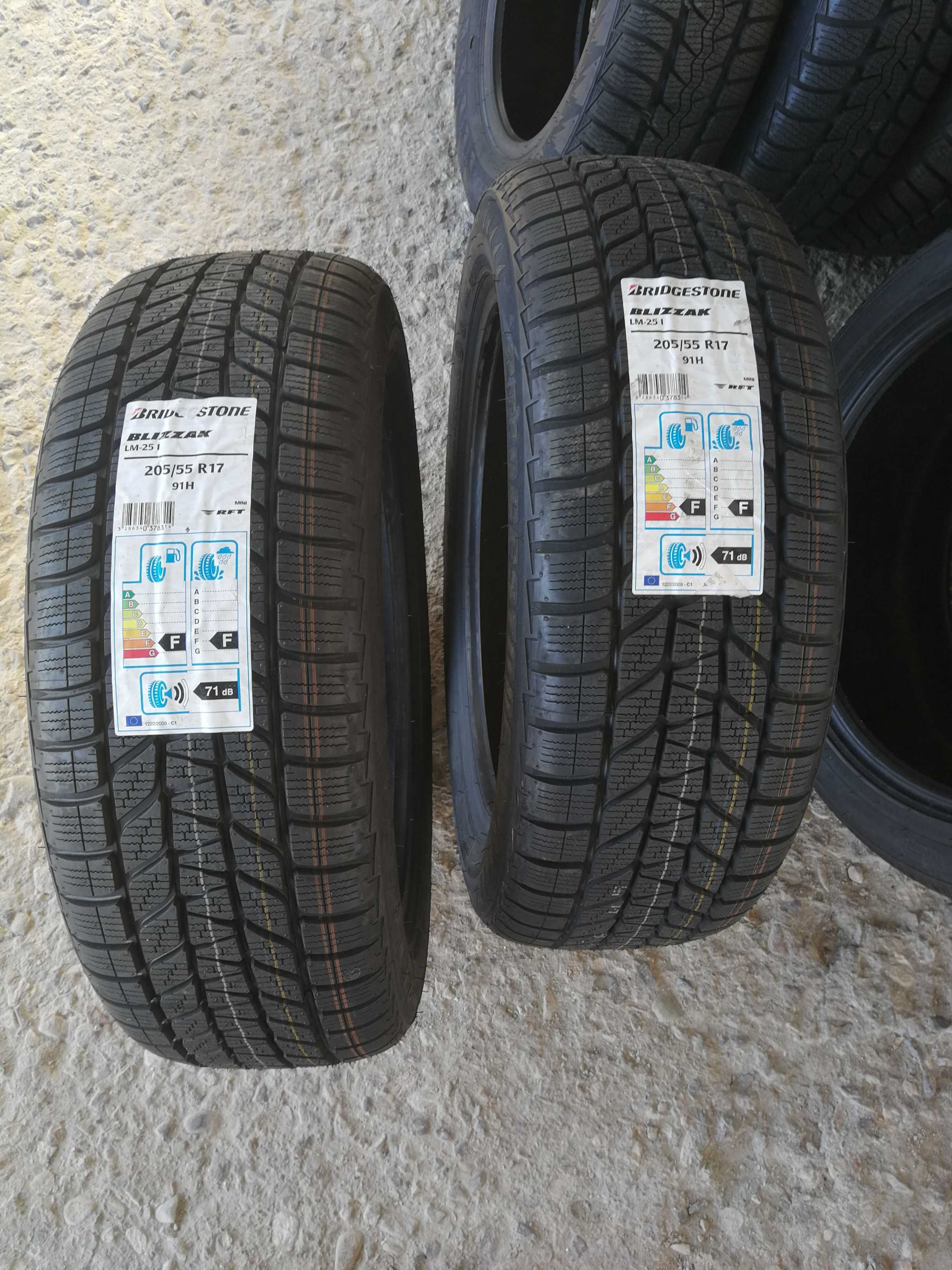 2 Нови зимни гуми R17 205/55 Bridgestone Blizzak LM-25I* RUN-FLAT 91H