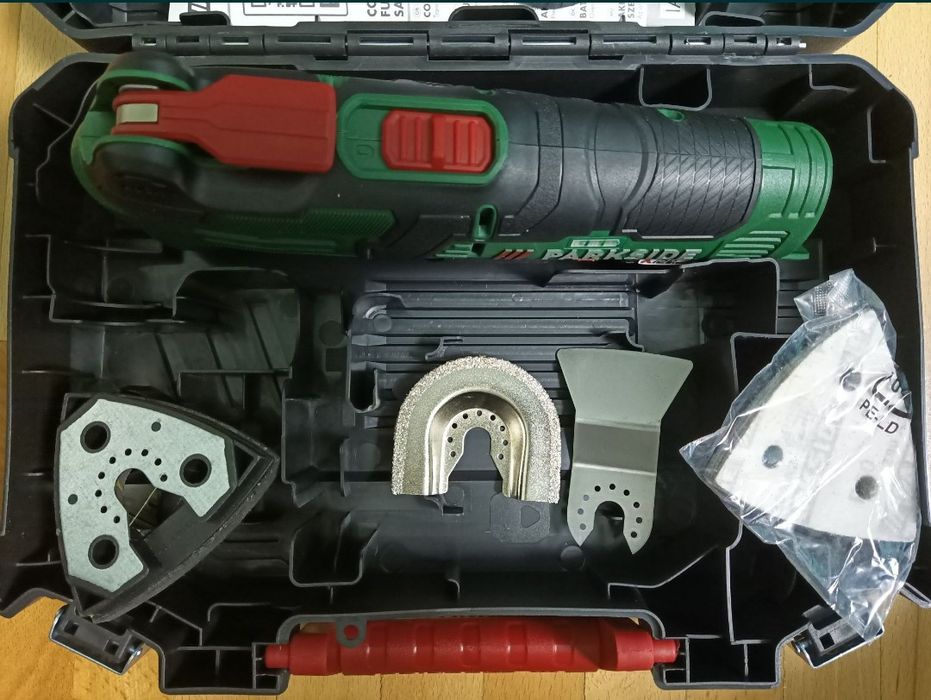 Parkside multifunctional 12V multi cutter tăietor oscilant slefuitor