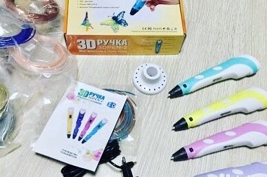 3Д Ручка 3 ОРИГИНАЛ+ Подарок 10м пластика+ Гарантия (3D pen)2 3D РУЧКА