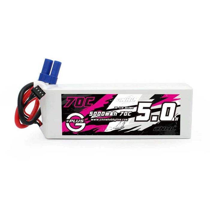 Acumulator CNHL G+Plus 11.1V 5000mAh 3S Lipo 70C conector EC5.