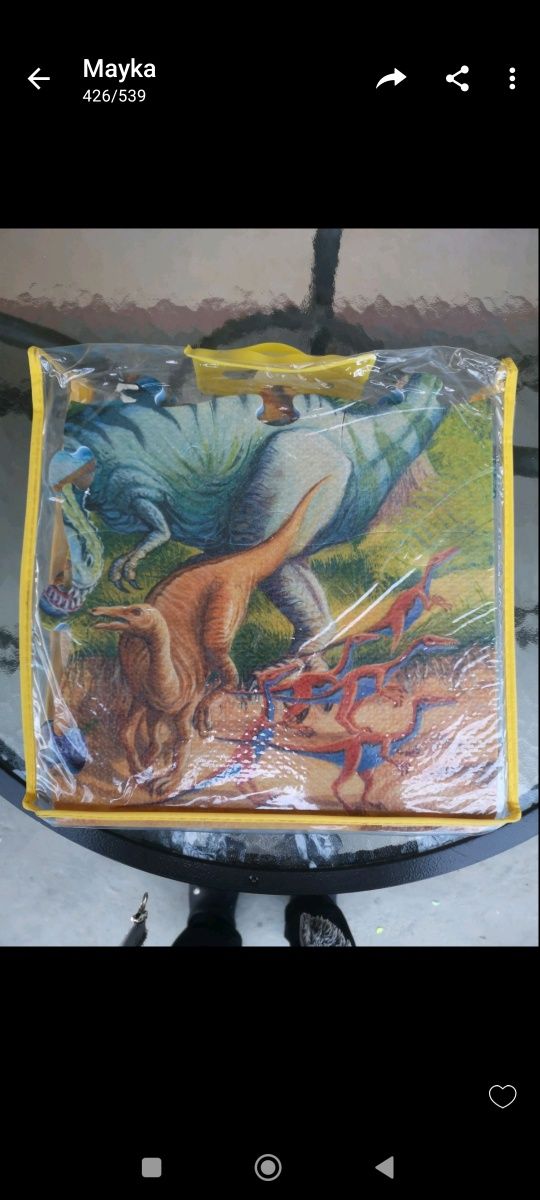Пъзел килим с динозаври