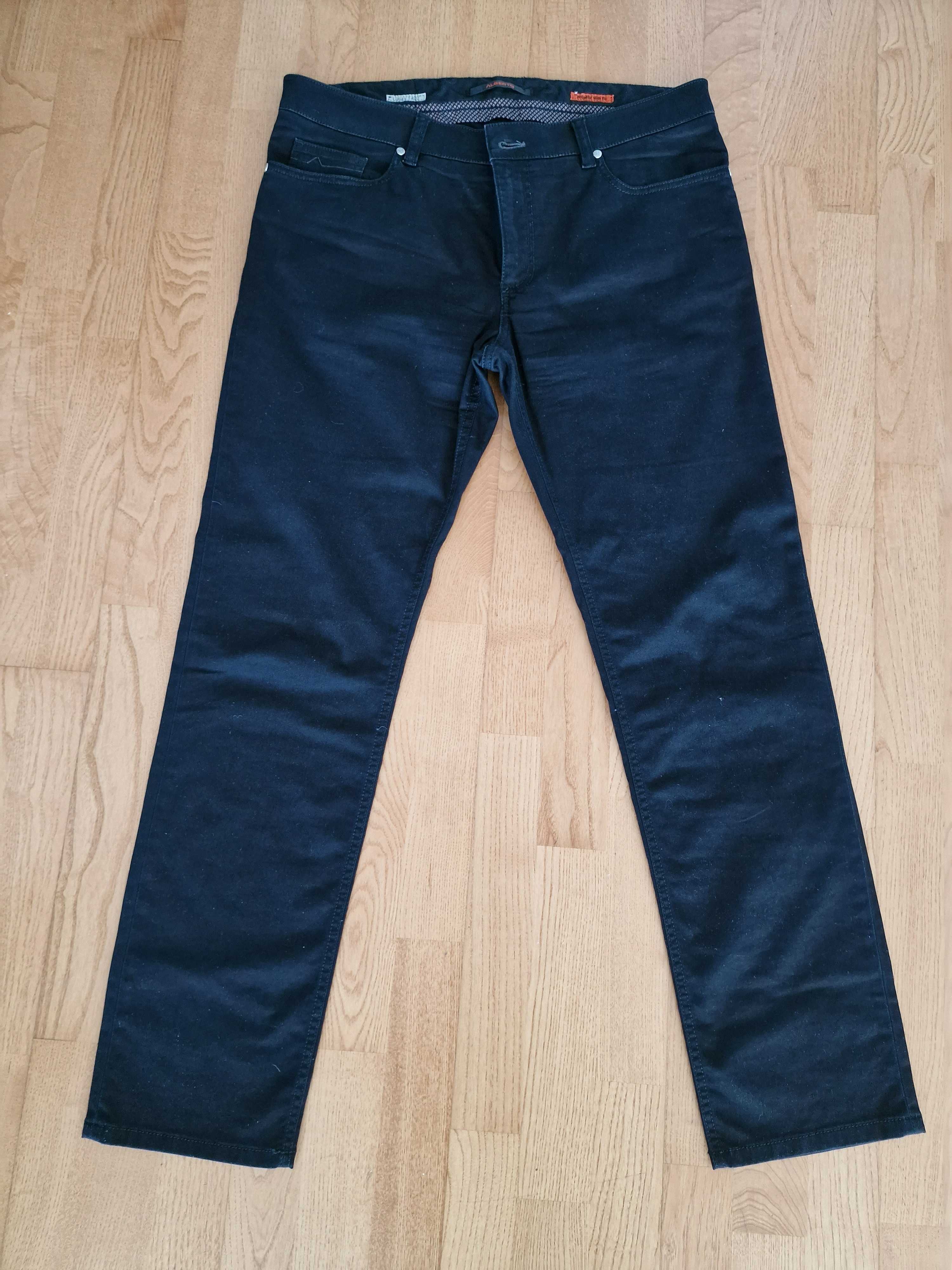 Alberto Black Jeans PIPE Regular Slim Fit (W36-L32 Barbati)
