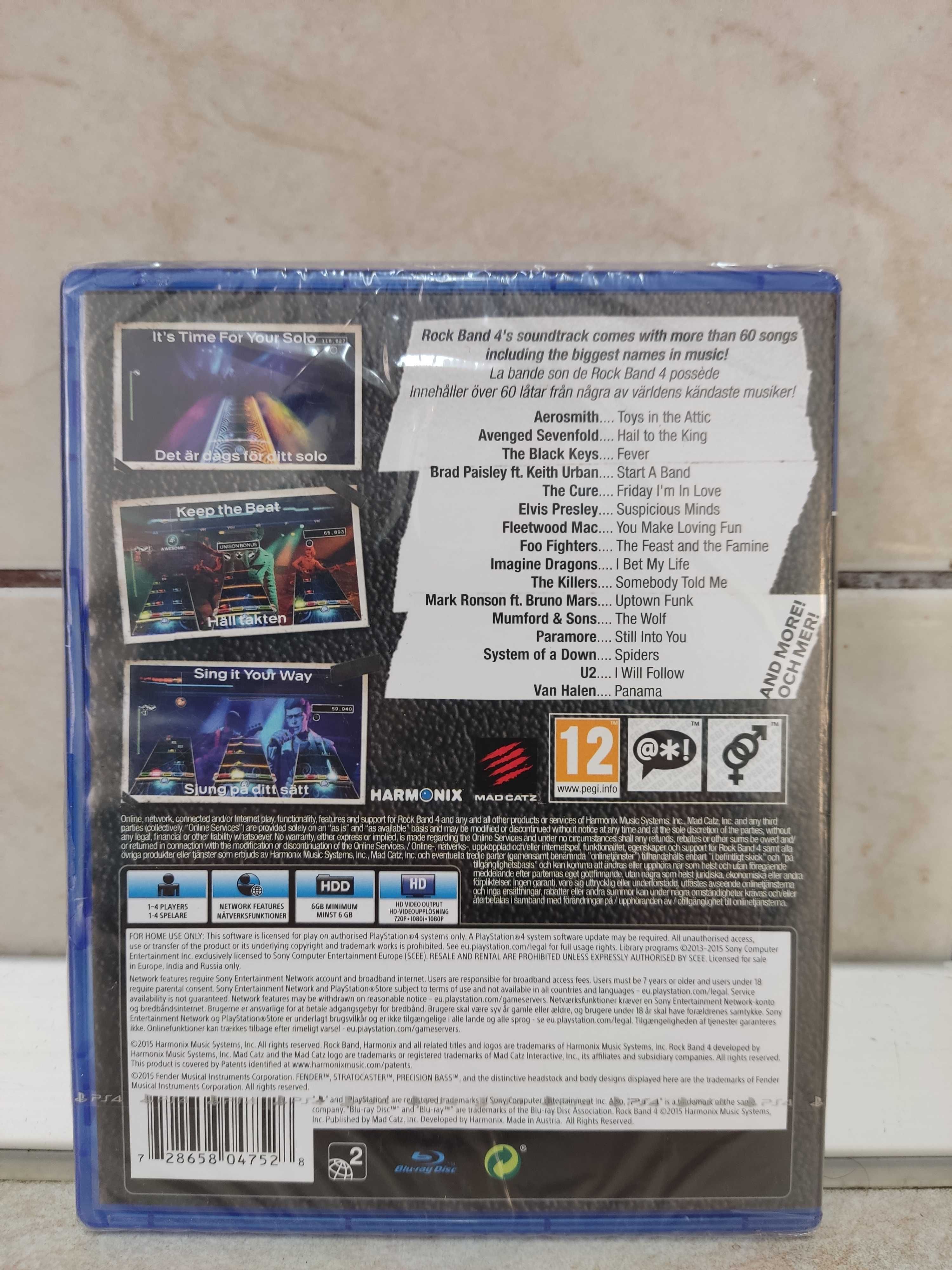 Joc Rock Band 4 PS4  Sony PS4 - Rockband 4