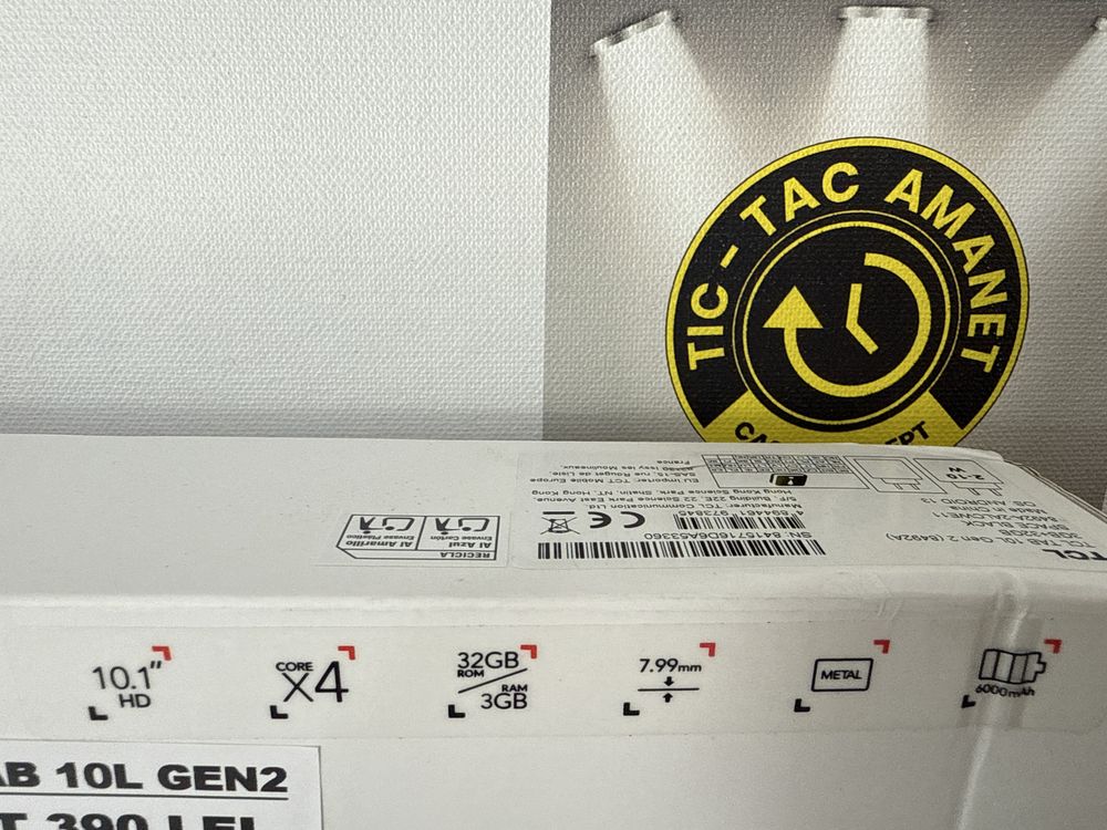 TCL Tab 10L gen 2 *Tic Tac Amanet*